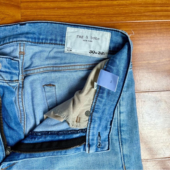 Rag & Bone Fit 2 Slim Jeans Size 30 - Picture 2 of 6